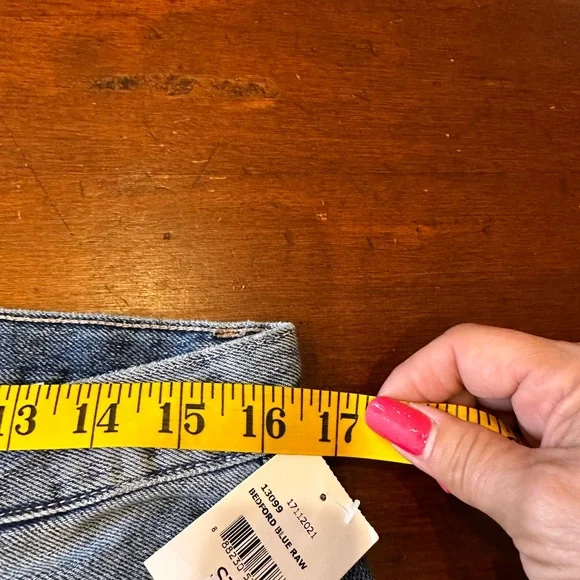 DL1961 NWT SZ 30 Emilee straight DL Vintage ultra‎ high rise Bedford blue jeans - Picture 13 of 16